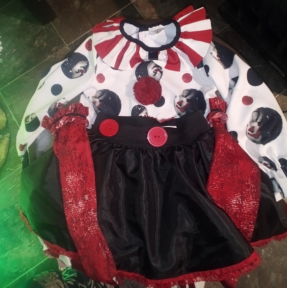 Cutie Spooky Clown Costume
